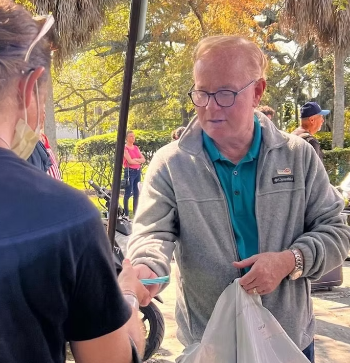 Garry Smyth serving the community